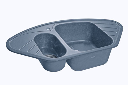 Кухонная мойка GRANFEST Corner GF-C960E графит