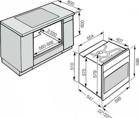 Духовой шкаф MIELE h 5461 bp ix