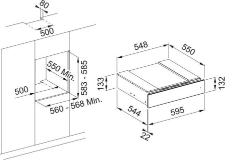 Подогреватель посуды FRANKE FMY 14 DRW BK (131.0640.710)