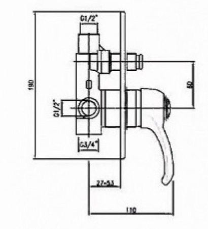 Смеситель FIORE Jafar 47ZZ5134 бронза