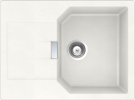Мойка SCHOCK 700585  manhattan 45 d cristalite корз.клапан 690x510 альпина