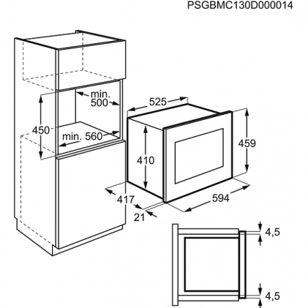 Микроволновая печь ELECTROLUX KMFE 264 TEW