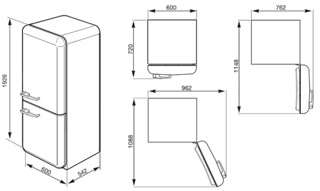 Холодильник SMEG FAB32LWH5