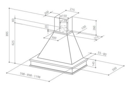 Вытяжка FABER RANCH WH9016 A60