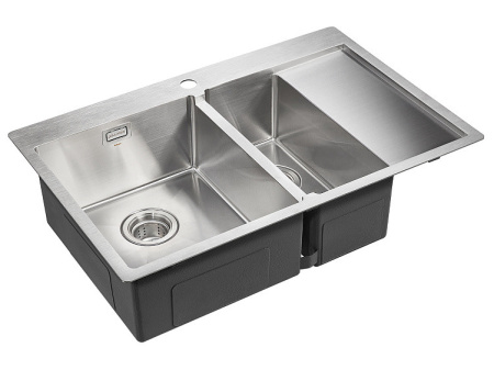 Кухонная мойка PAULMARK Union PM537851-BSL