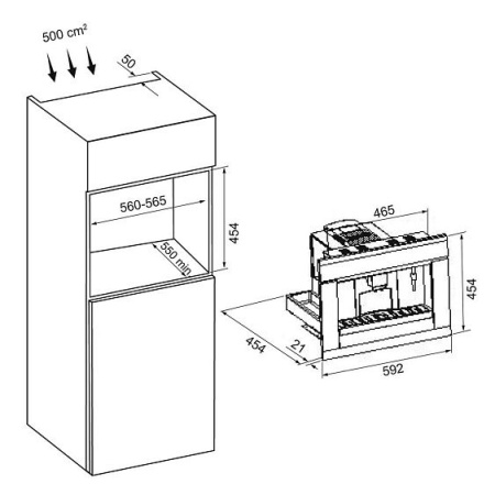 Кофемашина KRONA Rems 45H coffee BL