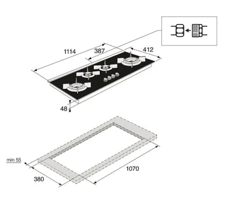 Варочная поверхность ASKO HG8144BGB2