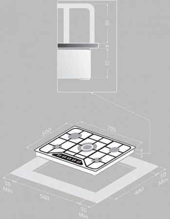 Поверхность BELTRATTO pg 7005 ar