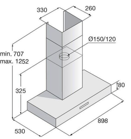 Вытяжка ASKO CW4936S