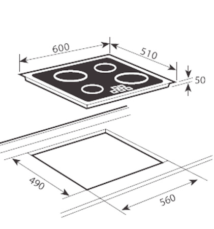 Электрическая поверхность TEKA irf 641