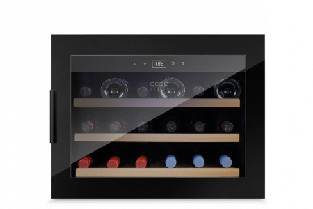 Встраиваемый винный шкаф CASO WineSafe 18 EB black