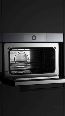 Паровой шкаф V-ZUG CombiSteamer V6000 45M PowerSteam CSM6T-23041 чёрное стекло