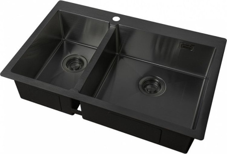 Кухонная мойка ZORG ZL R 780-2-510-R GRAFIT