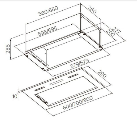 Вытяжка HAIER HVX-BI662X