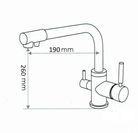 Смеситель EMAR EC-3003N.5 агат