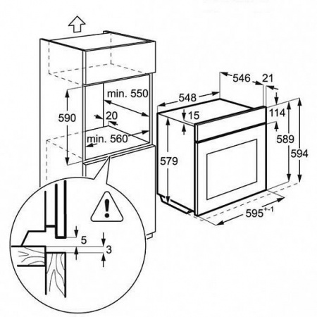 Духовой шкаф aeg bcr748380b