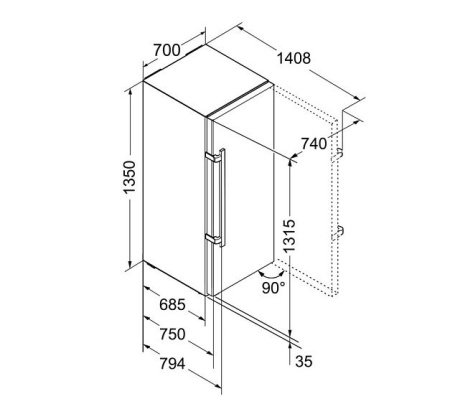 Морозильник LIEBHERR GN 3835
