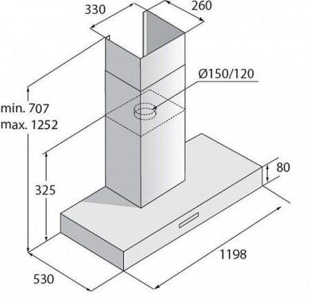 Вытяжка ASKO CW41236S