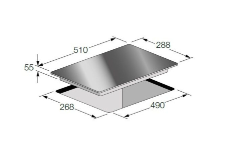 Варочная панель FULGOR CH 302 ID TC BK
