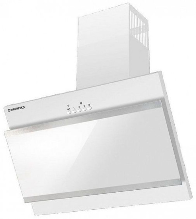 Вытяжка MAUNFELD TOWER G 60 белый/белое стекло/полоски сатин""