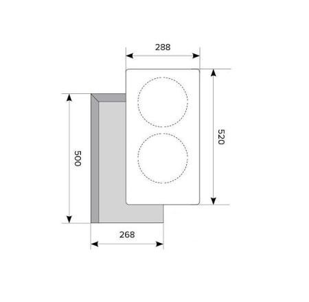 Электрическая поверхность LEX EVI 320 BL
