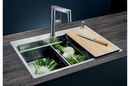 Кухонная мойка BLANCO ETAGON 700-IF/A нержавеющая сталь зеркальная полировка 524274