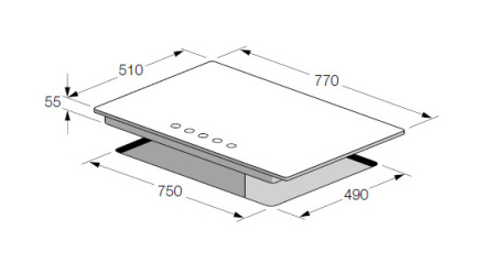 Варочная панель FULGOR CH 604 ID TS WH
