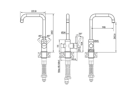 Смеситель PAULMARK Logas Lo213021-308