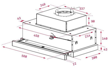 Вытяжка TEKA CNL 6815 PLUS INOX