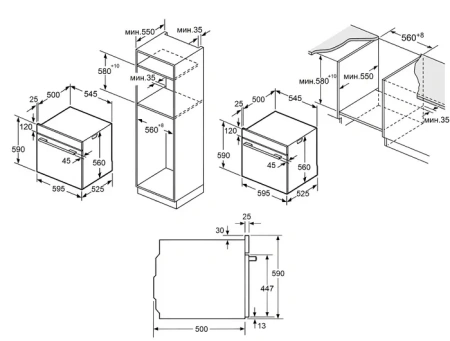 Духовой шкаф MAUNFELD AEOD60106B2