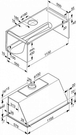 Вытяжка MIELE DAR1155