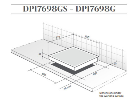 Варочная поверхность DE DIETRICH DPI7698GS