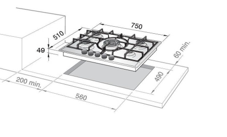 Варочная поверхность DELONGHI NSL 575 X RUS