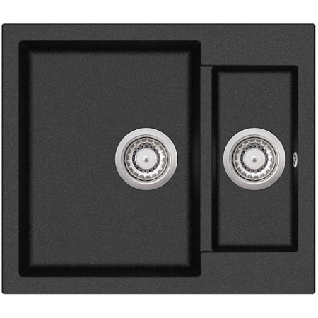 Кухонная мойка AQUASANITA Tesa SQT150AW (black metallic 601)