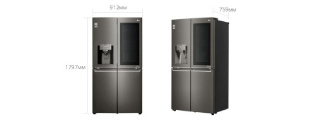 Холодильник LG GR-X24FTKSB нержавеющая сталь