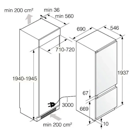 Холодильник ASKO RBC297SND1.P