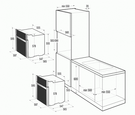 Духовой шкаф GORENJE bo 53 cl i