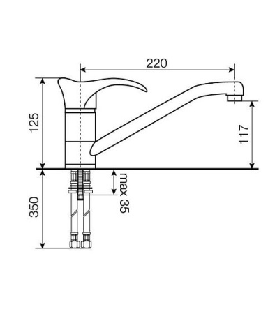 Смеситель KUPPERSBERG TOPAZ KG2560 GREY