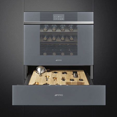 Встраиваемый винный шкаф SMEG CVI118RWS2