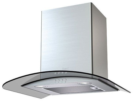 Вытяжка KRONASTEEL eleanora 600 inox/dark glass electronic