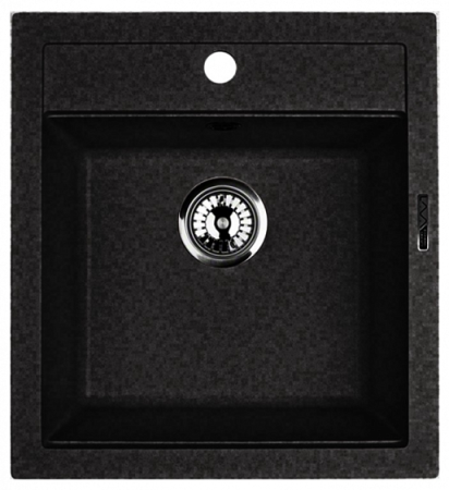 Кухонная мойка LAVA q.1  (lava чёрный металлик)
