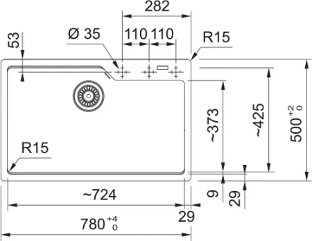 Кухонная мойка FRANKE UBG 610-72 белый (114.0741.505)