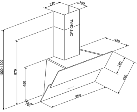 Вытяжка NEFF d46pu54x0