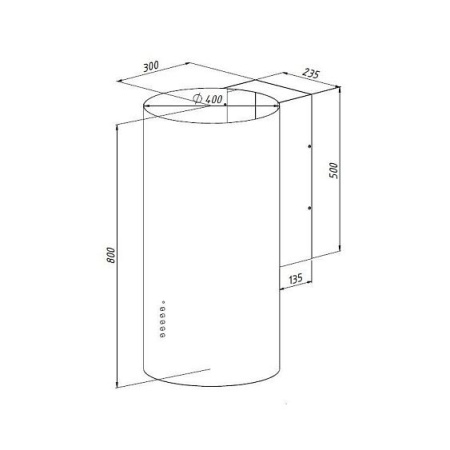 Вытяжка AKPO Balmera WK-4 WL 40 черный