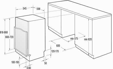 Посудомоечная машина GORENJE gv62224