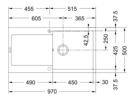 Кухонная мойка FRANKE MRG 611-97 черный (114.0630.730)