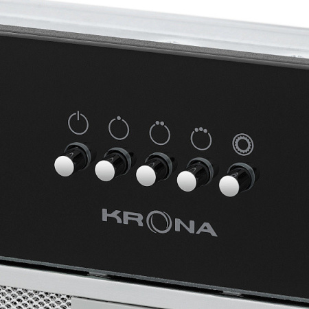 Вытяжка KRONA ELISA 600 GLASS BLACK PB