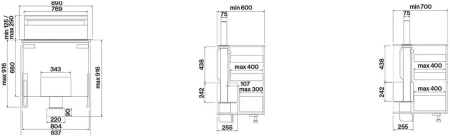 Вытяжка FALMEC LEVEL (CLEW90.E1P2#EUN490F)