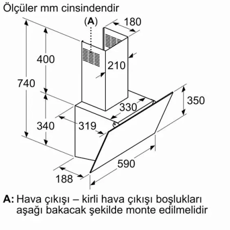 Вытяжка BOSCH DWK63PJ60T