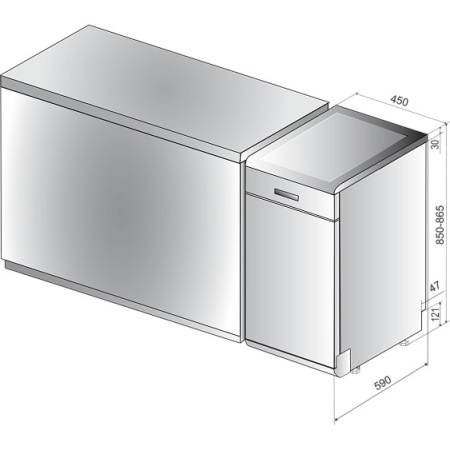 Посудомоечная машина WHIRLPOOL WSFE 2B19 EU
